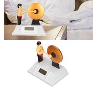 Fyearfly Digital Alarm Clock for Heavy Sleepers, Large Display with Backlight, Playing Gongs, Tricky Alarm for Kids Gift