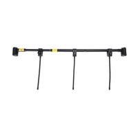 Fyearfly Front Door Garland Hook High Strength Steel 31.5-40 Inch Adjustable 20lb Heavy Duty Matte Black No-Drill Wreath Holder for Holiday Decor 80-100cm