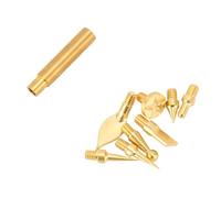 Fyearfly FTH-B8 3D Print Finishing Tool Heads, 9-Piece Brass Set for Flawless Model Detailing, Compatible with 936 Soldering Stations for Post-Processing on PLA & ABS Materials