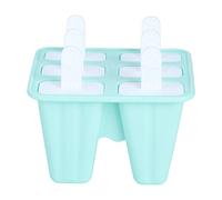 Fyearfly Green Ice Cream Mould Makers, Silicone DIY Tools, Beat The Heat, 6 Grids