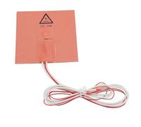 Fyearfly HB100 3D Printer Hot Bed 100x100mm 24V 75W Silicone Heater Mat with NTC Thermistor for Rapid Builds & Self-Adhesive Backing, suits VONON 0.1/0.2 Printing Device.