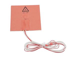 Fyearfly HB100 3D Printer Hot Bed 100x100mm 24V 75W Silicone Heater Mat with NTC Thermistor for Rapid Builds & Self-Adhesive Backing, suits VONON 0.1/0.2 Printing Device.