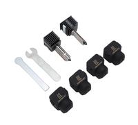 Fyearfly HSK-S4 Hot End Kit, 0.4mm Hardened Steel Nozzle for High-Speed 3D Printing, 500°C Clog-Free Performance, Compatible with 1.75mm PLA ABS PETG TPU