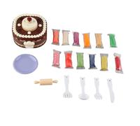 Fyearfly Kids Dough Cake Playset - Creative Kitchen Tools Kit for Fun Pretend Chef Game
