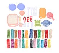 Fyearfly Kids Pretend Play Clay Set, Creative Kitchen Burger Maker, Fun & Affordable