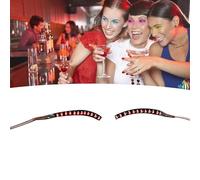 Fyearfly LED Eyelashes Red Luminous Party Decoration Halloween Accessories