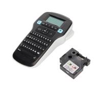 Fyearfly LM100 Label Maker with Keyboard & Large Display | Handheld Portable Printing Device for Home & Office Organisation, Uses 6-12mm Refills, Compatible with DYMO D1 Tapes