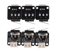 Fyearfly LS-3P-6PK Limit Switch 6-Pack for 3D Printers, 3-Pin End Stop with LED Indicator for Accurate Homing, Compatible with Ender 3, CR-10 Series & DIY Printing Setups