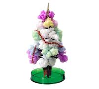 Fyearfly Magic Growing Christmas Tree Kit, DIY Crystal Science Experiment, Non-Toxic Tabletop Decor for Kids & Family