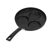 Fyearfly Non-Stick Egg Hamburger Pan for Even Heating, 3 Cups, Easy Cooking for Omelettes, Burgers, Pancakes