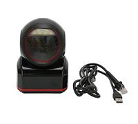 Fyearfly OmniScan 640 Barcode Scanner, Omnidirectional 2D/1D USB Desktop Code Reader with Red LED for Fast Retail Checkout, Reads from Phone & Computer Displays, Plug-and-Play Setup