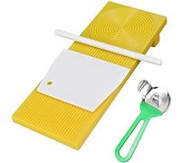 Fyearfly Plastic Gnocchi Board Pasta Maker Cutter Rolling Pin Manual Kitchen Tool for Homemade Gnocchi and Macaroni