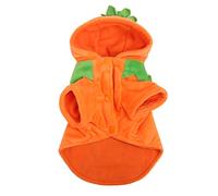 Fyearfly Pumpkin Dog Coat S Halloween Autumn Winter Warm Orange