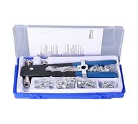 Fyearfly Rivet Gun Kit, Portable Manual Riveting Tool, Save Effort with Stainless Steel, Durable and Easy to Use