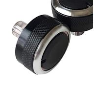 Fyearfly Set of 3 Air Conditioning Rotary Knobs Aluminium Replacement Compatible Wilo Vizi Vios Before 06 Black AC