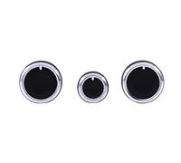 Fyearfly Set of 3 climate control knobs for Golf 4 Passat B5 Bora 2001-2008