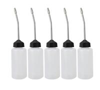Fyearfly Sewing Machine Oiler 5 PCS 120ml Leakproof Sewing Oil Bottle Oil Dispenser with Long Mouth Spout for Household Appliance Power Tool Bicycle Maintenance