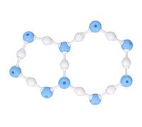 Fyearfly SiO2 Molecule 3D Model, 150pcs Silicon Dioxide Molecular Structure Model Student Organic Chemistry Model, for School Laboratory Kid Learning
