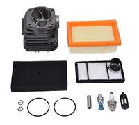 Fyearfly StihlTS400 Cylinder Piston Kit, Original Replacement 49mm Cylinder Piston+Air Filter+Fuel Filter+Spark Plug, for TS400 Concrete Cut Off Saw OEM:42230201200