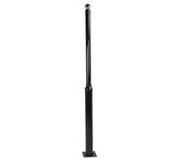 Fyearfly Street Light Pole Q235 Steel 16ft Height 3in Diameter Hot Dip Galvanised Weatherproof Side Mounted Heavy Duty for Basketball Courts Parking Lots Residential Areas Lighting