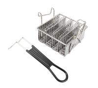 Fyearfly Taco Basket Stainless Steel Detachable Handle, Time-Saving Fryer Holder for Burritos, Tortillas
