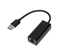 Fyearfly USB 3.0 to RJ45 Ethernet Adapter, 1000Mbps Stable LAN Connection, No Driver Needed, Compatible with Win XP, Vista, OS X, Plug and Play Solution