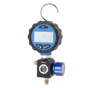 Fyearfly Vacuum Pressure Meter, Digital HVAC Pressure Gauges -14.5-800PSI Oil Proof Ball Valve Air Conditioning Manifold Meter, fits R134A R404A R32