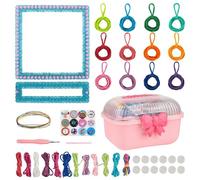 Fyearfly Weaving Loom Kit - DIY Arts and Crafts for Kids, Potholder Knitting Activity for Beginners