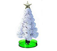 Fyearfly White Magic Growing Christmas Tree Kit, DIY Crystal Science Project, Non-Toxic Kids