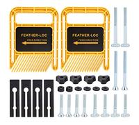 Fyearfly Woodworking Feather Board Set, Adjustable Feather Board ABS Tables Saws Miter Router Gauges Slot Tool, for Band Saws, Eengraving Machines