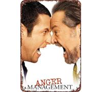 FYELVO Anger Management movie Metal Tin Sign Poster Decor for Living Room Cafe Decorative Sign for Wall 12x8Inches