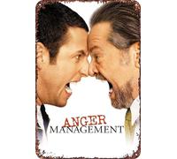 FYELVO Anger Management movie Metal Tin Sign Poster Decor for Living Room Cafe Decorative Sign for Wall 12x8Inches