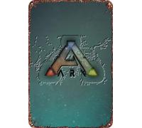 FYELVO Ark Survival Anime Poster Retro Funny Metal Sign Sheet Signs Tin Sign, Outdoor Home Wall Decoration 8x12inch