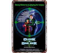 FYELVO Cloak & Dagger movie Metal Tin Sign Poster Decor for Living Room Cafe Decorative Sign for Wall 12x8Inches