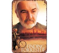 FYELVO Finding Forrester movie Metal Tin Sign Poster Decor for Living Room Cafe Decorative Sign for Wall 12x8Inches