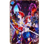 FYELVO Fire Emblem Engage Vintage Metal Tin Signs Retro Garage Signs Movie Posters Sign Man Cave Decor 8×12 Inch