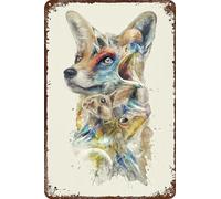 FYELVO Heroes of Lylat my Starfox inspired vintage and classy ... Metal Tin Sign Poster Game Decor for Living Room Cafe Decorative Sign for Wall 12x8Inches