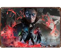 FYELVO Immortals of Aveum Metal Tin Sign Poster Game Decor for Living Room Cafe Decorative Sign for Wall 12x8Inches