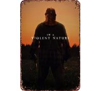 FYELVO In a Violent Nature movie Metal Tin Sign Poster Decor for Living Room Cafe Decorative Sign for Wall 12x8Inches