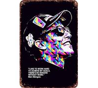 FYELVO MARC MARQUEZ QUOTE Vintage Metal Tin Signs Retro Garage Signs Posters Sign Man Cave Decor 8×12 Inch