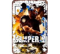 FYELVO Semper Fi 5D Movie Poster Retro Funny Metal Tin Sign, Outdoor Home Wall Decoration 8x12inch