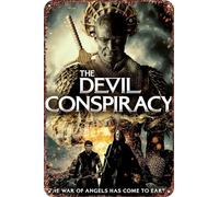 FYELVO The Devil Conspiracy movie Metal Tin Sign Poster Decor for Living Room Cafe Decorative Sign for Wall 12x8Inches