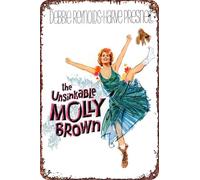 FYELVO The Unsinkable Molly Brown Movie Poster Retro Funny Metal Tin Sign, Outdoor Home Wall Decoration 8x12inch