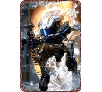 FYELVO Titanfall 2 Anime Poster Retro Funny Metal Sign Sheet Signs Tin Sign, Outdoor Home Wall Decoration 8x12inch