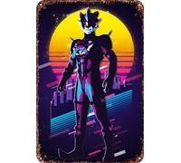 FYELVO ULTRAMAN GEAR Movie Poster Retro Funny Metal Tin Sign, Outdoor Home Wall Decoration 8x12inch