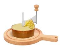 Fyeme Cheese Curler Rotary Cheese Shaver with Handle Cheese Slicer Multipurpose Cheese Wheel Cutter Spinner Peeler for Cheeses Butter for Home Restaurant