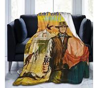 FYFLNO Clint Eastwood Flannel Fleece Throw Blanket Queen Size All Season Super Soft Cozy Blanket for Bed or Couch