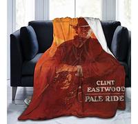FYFLNO Clint Eastwood Flannel Fleece Throw Blanket Queen Size All Season Super Soft Cozy Blanket for Bed or Couch