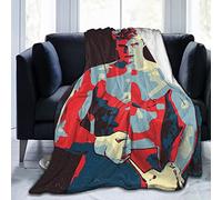 FYFLNO Dolph Lundgren Flannel Fleece Throw Blanket Queen Size All Season Super Soft Cozy Blanket for Bed or Couch