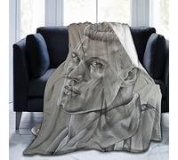 FYFLNO Dolph Lundgren Flannel Fleece Throw Blanket Queen Size All Season Super Soft Cozy Blanket for Bed or Couch